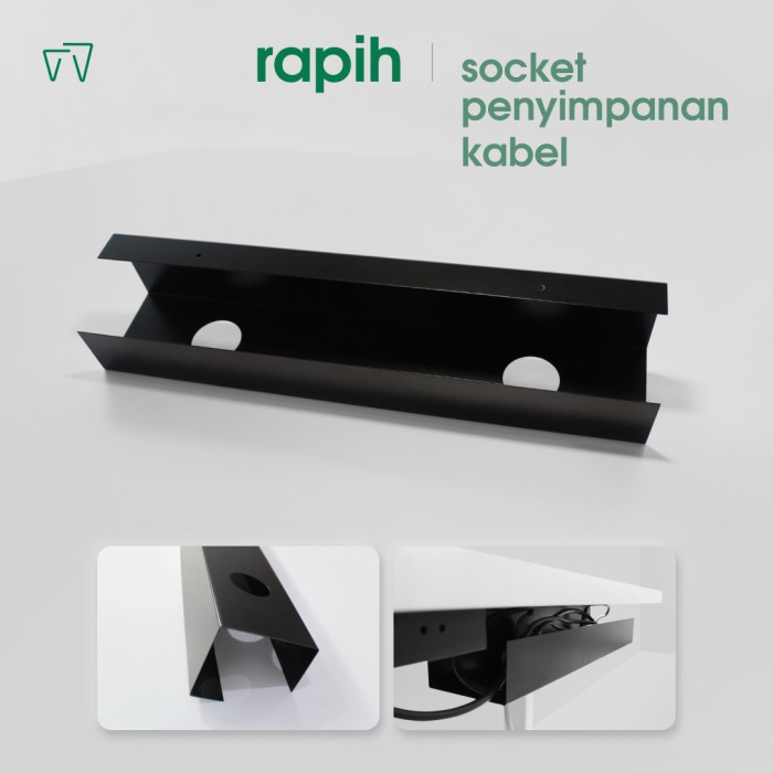 

Promo Socket Penyimpanan Kabel Cable Management Tray Kanata+