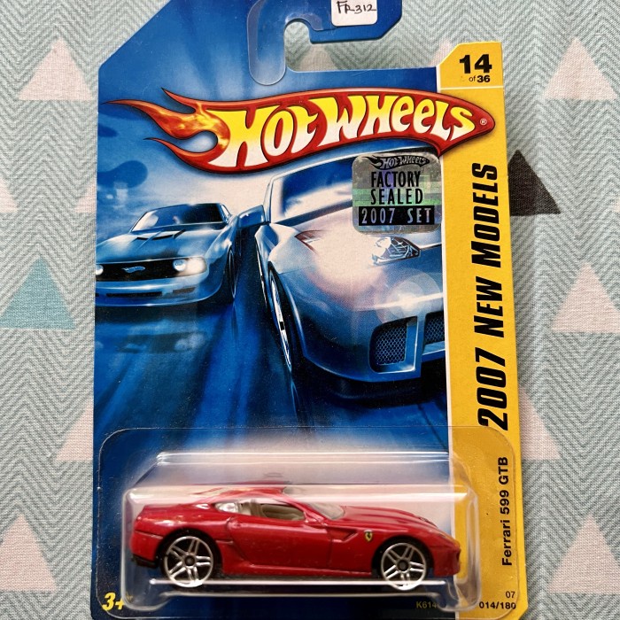 DISKON SPESIAL HOT WHEELS FERRARI 599 GTB FACTORY SEALED TERBARU