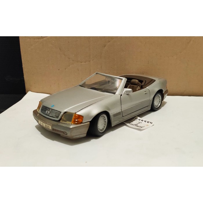 FLASH SALE MAISTO THAI 1989 MERCEDES BENZ 500SL 500 SL CONVERTIBLE SKALA 24 1/24 TERMURAH