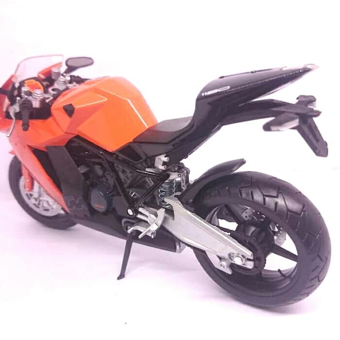 HOT SALE KTM RC8 ORANGE SKALA 12 DIECAST MINIATUR MOTOR SPORT BY AUTOMAXX TERLARIS