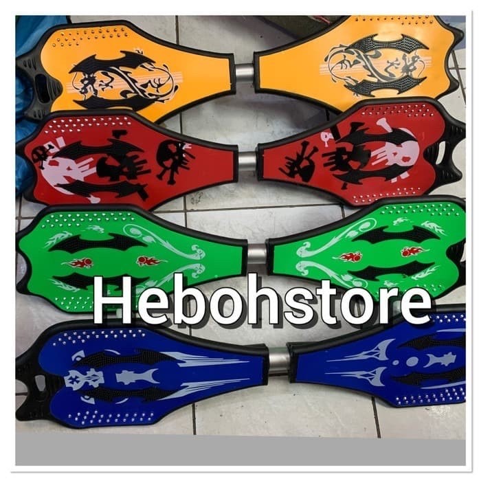 Skateboard Waveboard Snakeboard Goyang Motif Abstrak Original Terpopuler