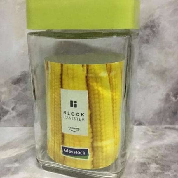 Glasslock Toples Kaca Block Canister 700 Ml Jajananlokalibu