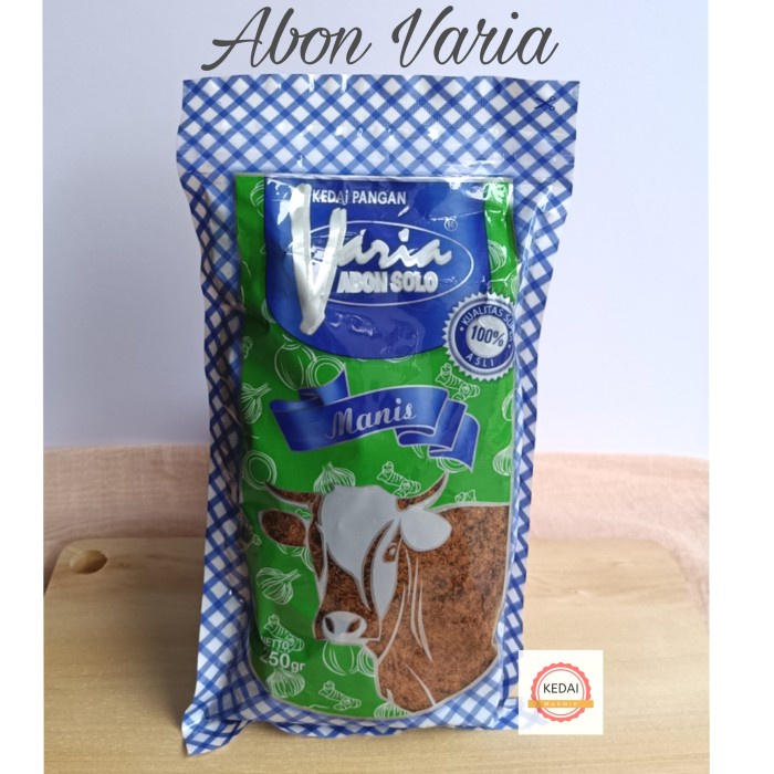 

Abon Sapi Asli Varia 250 G. Oleh -Oleh Khas Solo