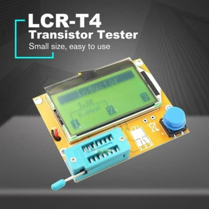 Lcr Tester T4 Esr Meter Lcd Atmega328 Alat Penguji Kapasitor Elco