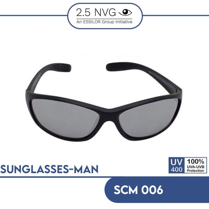 2.5 NVG By Essilor - Kacamata Hitam Unisex - SCM 006 - Black