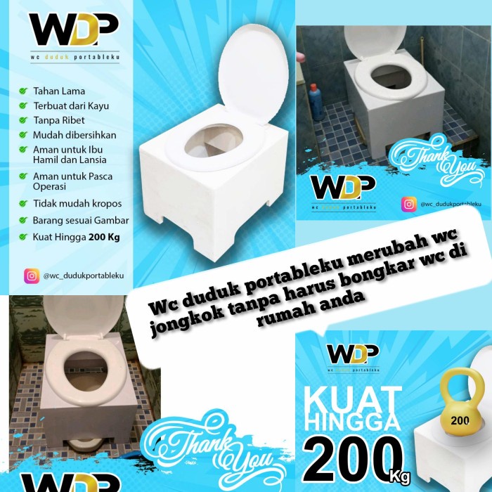 Terbaru Wc Jongkok Duduk Portable Closet Duduk Portable Lansia Ibu Hamil Promo Terlaris