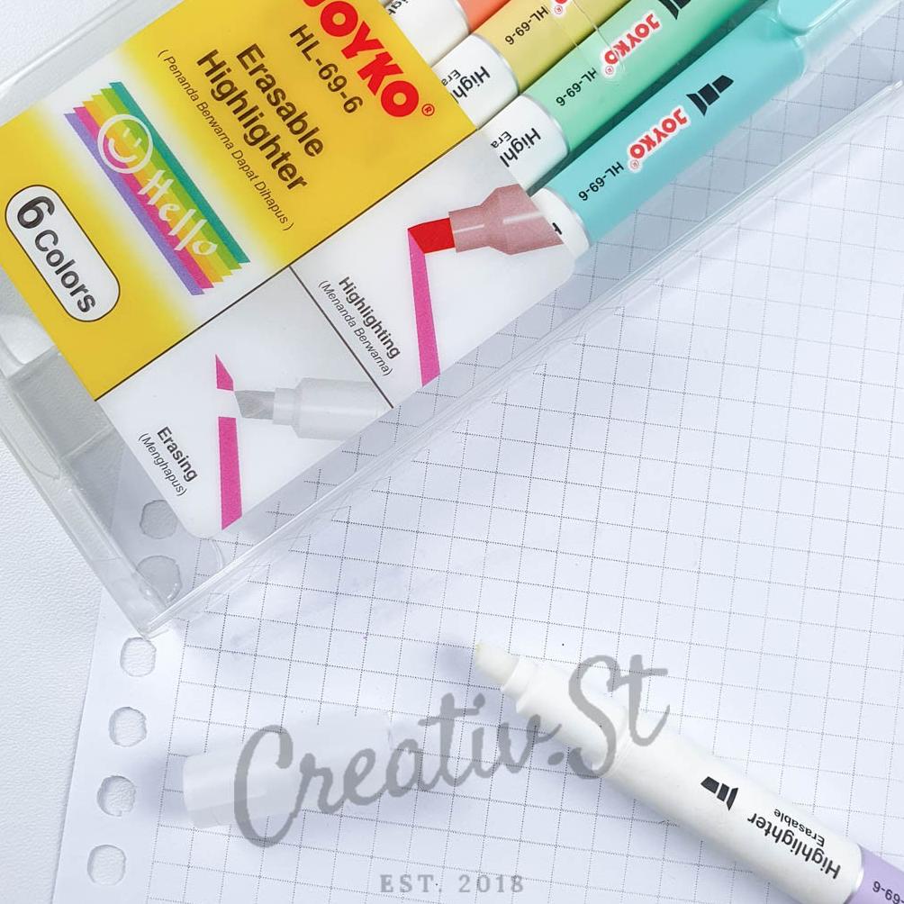 

Special Joyko Erasable Highlighter Dapat Dihapus HL-69-6