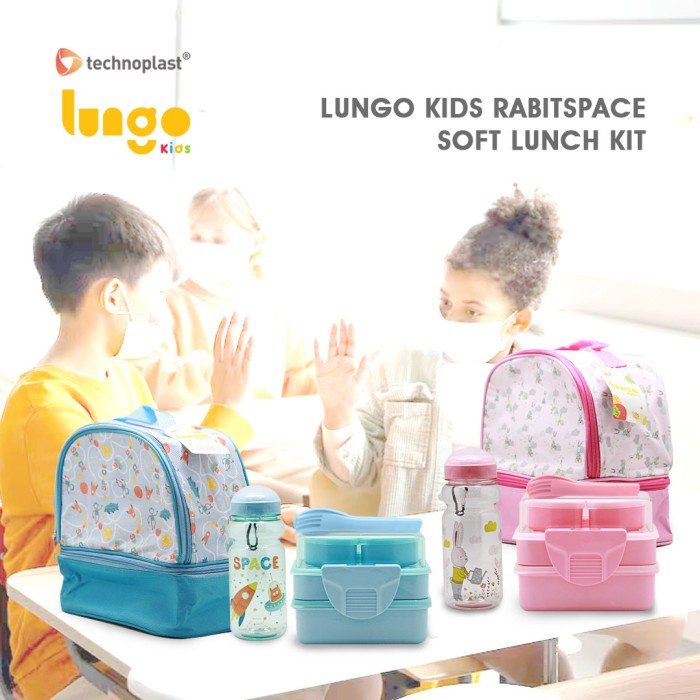 Risti Kids Rabitsp Soft Lunch Kit / Lunch Box Set