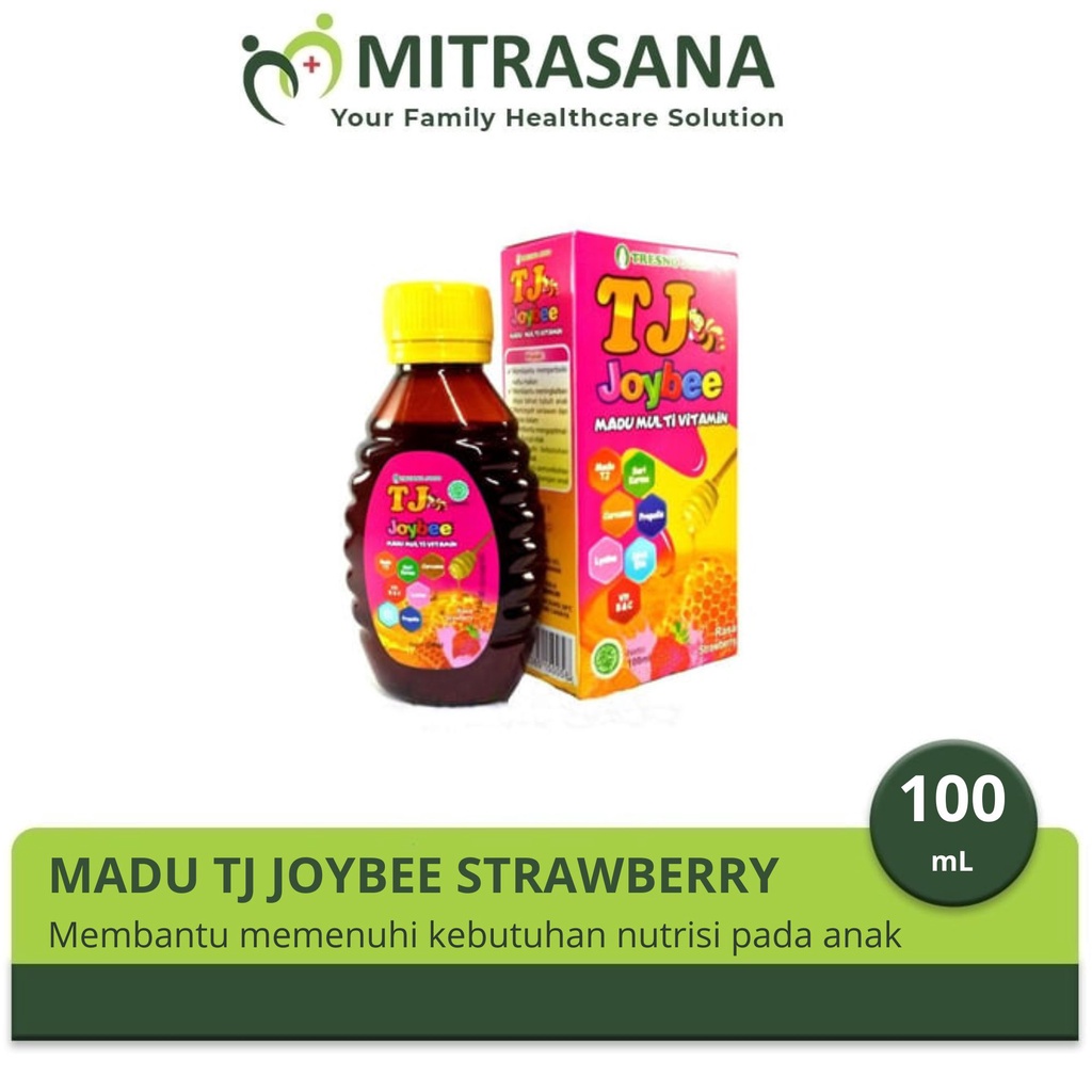 

Madu TJ Joybee Strawberry 100 mL - Madu Multivitamin