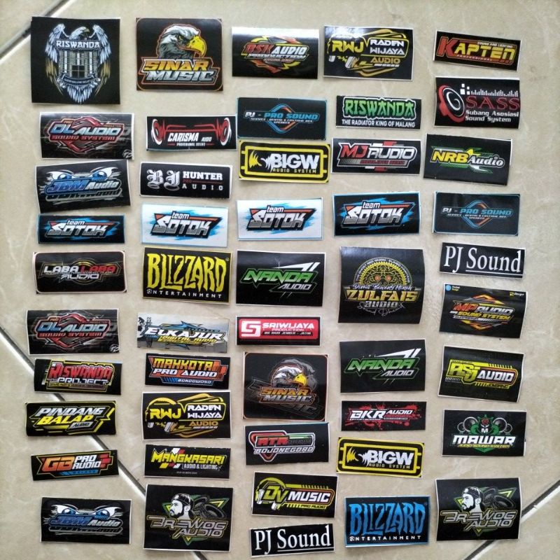 

Stiker Sound 48 biji bahan Cromo(mudah sobek)