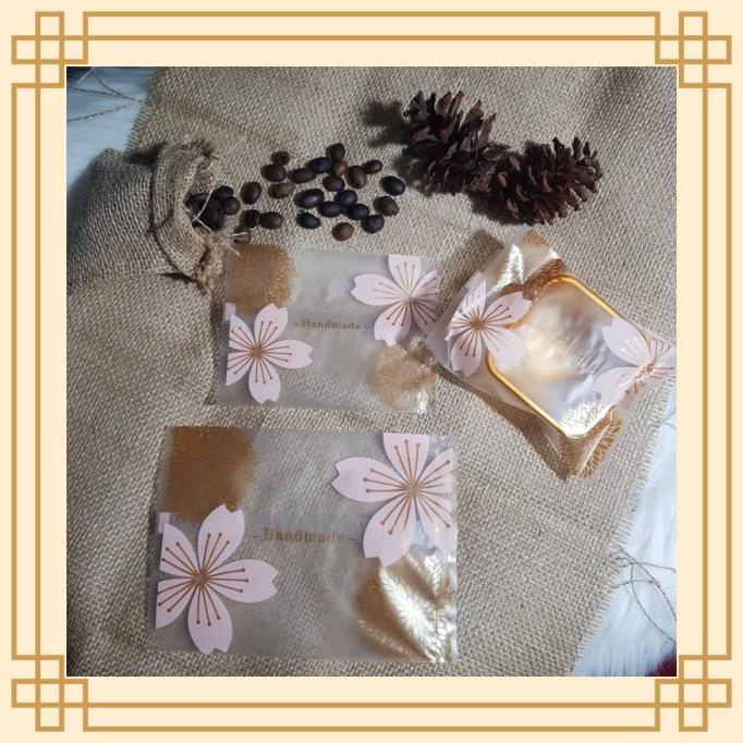 

Plastik Packing Kemasan Kue Bulan Mooncake Pink Sakura Ukuran S M L Kode 1268