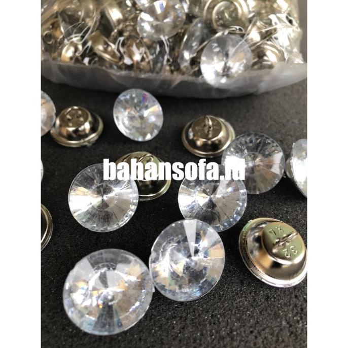 Kancing Kristal Berlian Sofa 20Mm / Kancing Hias Berlian Diamond Sofa Mooncerry1933