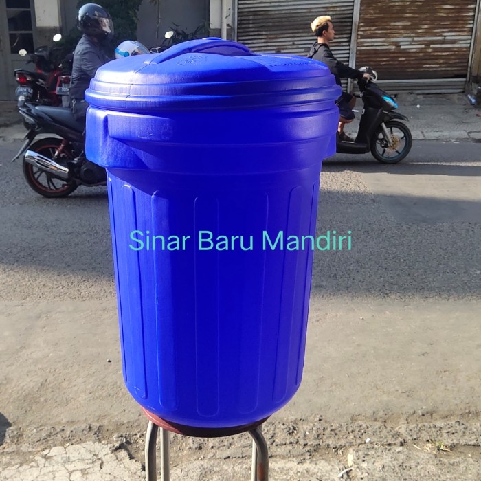 Tong sampah / air bulat Hercules 80 liter Green leaf 2108