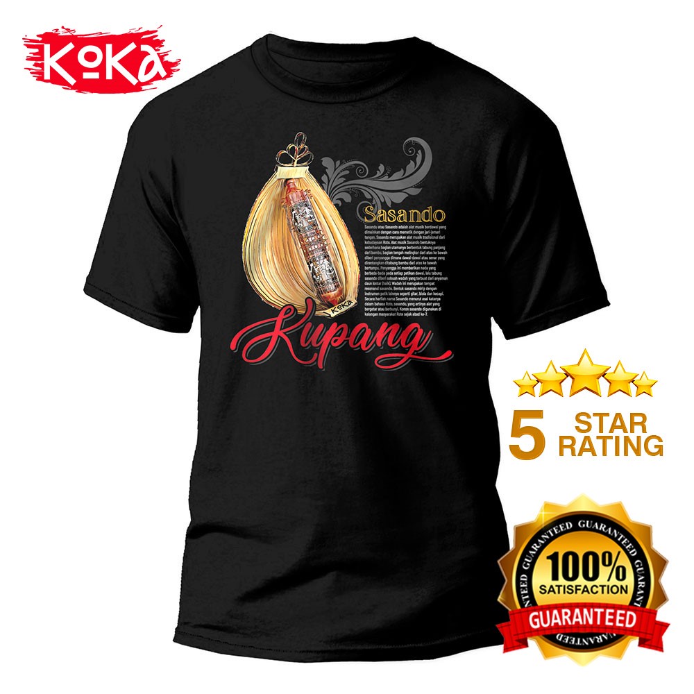 T-Shirt Distro Premium - SASANDO - Kaos Khas KUPANG - KPG4
