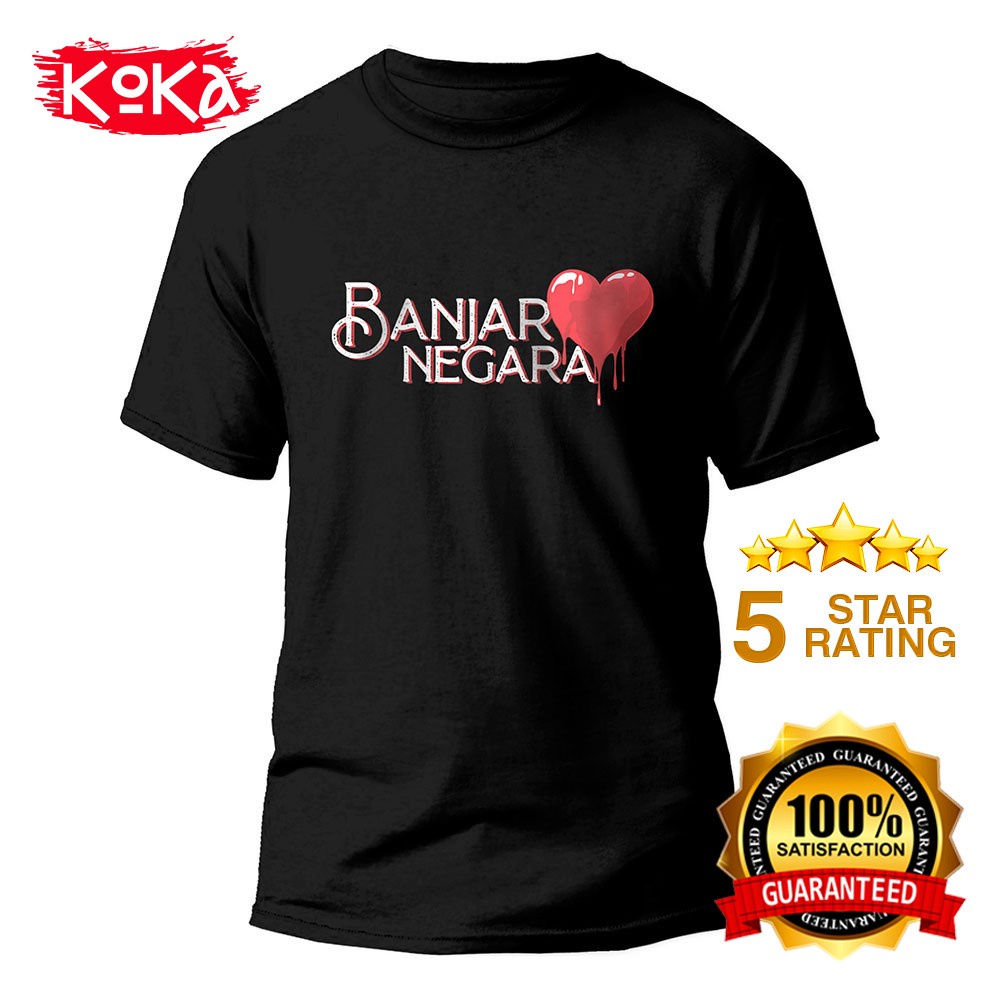 T-Shirt Distro Premium - BANJARNEGARA - Kaos Khas Banjarnegara - BNR2