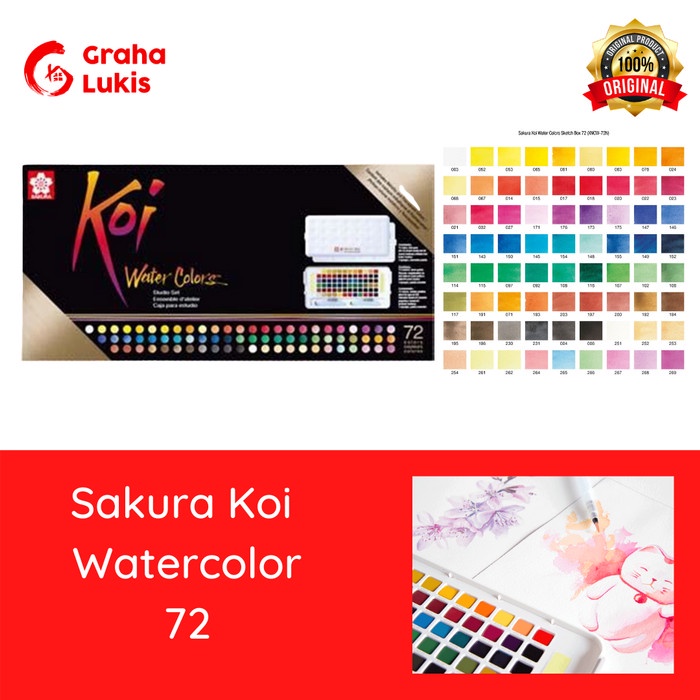 

Sakura Koi Watercolors 72