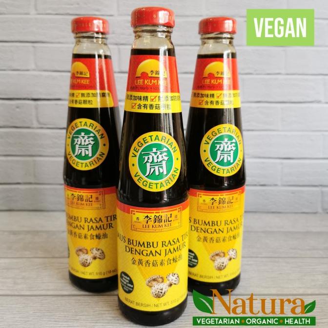 

Lee Kum Kee Vegetarian Vegan Oyster Sauce Saus Rasa Tiram Jamur 510gr