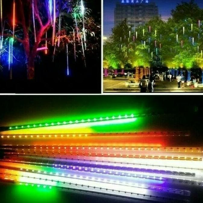 Lampu Led Hujan Meteor MS360 30CM Lampu Tumbler Lampu Natal Lampu Hias
