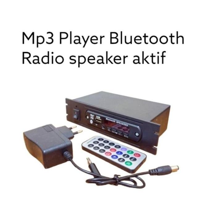 Mp3 Player Bluetooth Dengan Box + Adaptor/ Mp3 Radio Rakitan / Ampli