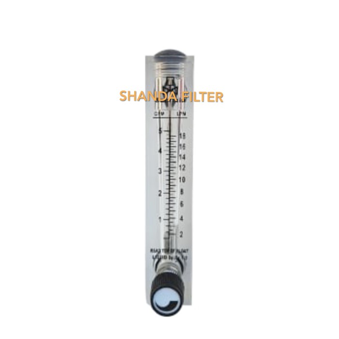 [New] Flow Meter Ro 5 Gpm/18 Lpm / Alat Ukur Arus Air Dan Angin Regulator Terbatas