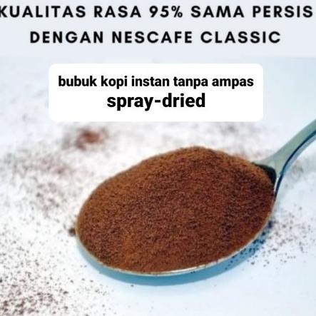 

Spray Dried Instant Coffee 500GRM Kopi Instan Tanpa Ampas(100% Arabica