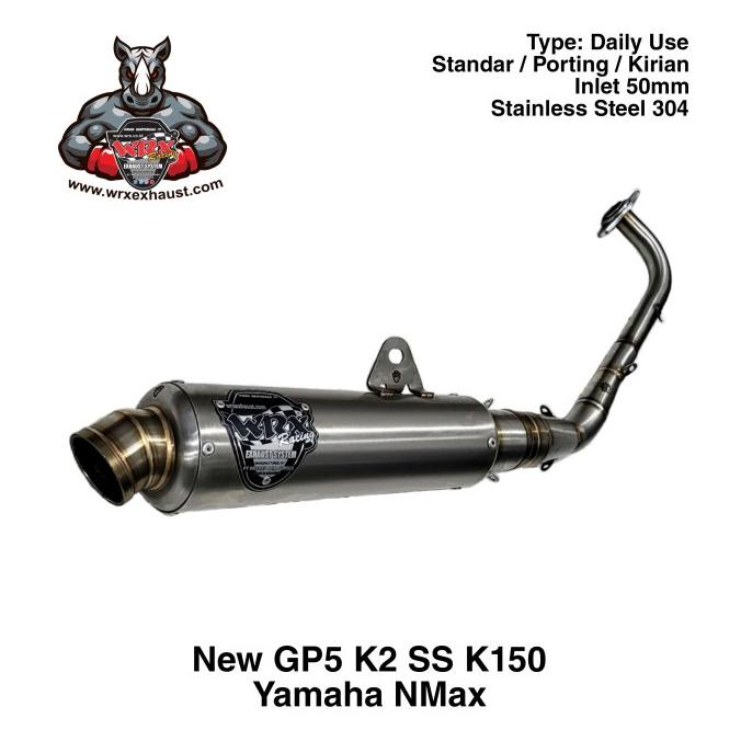 Knalpot WRX New GP5 SS K150 NMax