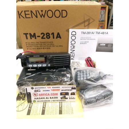 RADIO RIG KENWOOD TM 281A - RIG KENWOOD TM 281 ORIGINAL MURAH