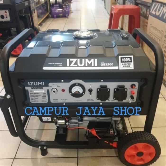 MESIN GENERATOR/GENSET/JENSET LISTRIK 2000 WATT IZUMI GS-3200/MURAH