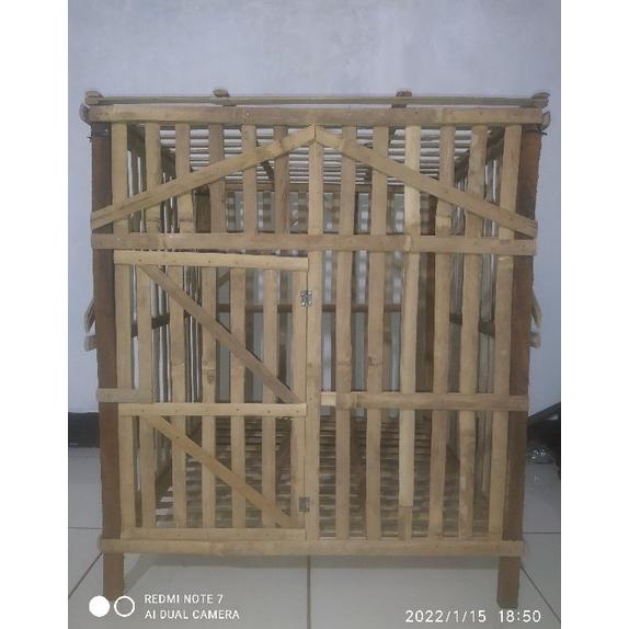 Kekinian - kandang ayam bangkok / kandang bambu bongkar pasang / kandang ayam / kandang rakit jago a