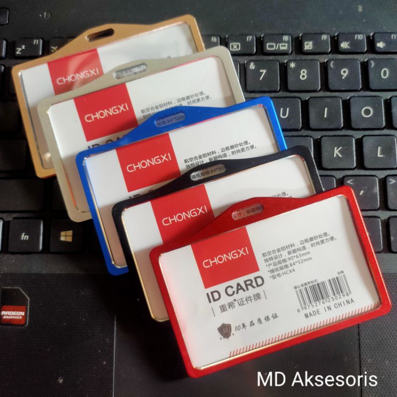 

Tempat Id Card Alumunium Horizontal Holder Id Card Alumunium Landscape