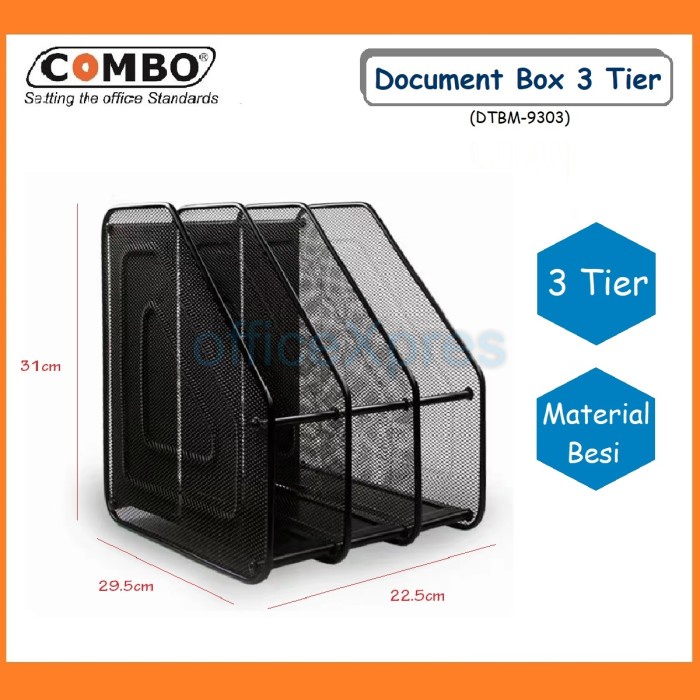 

Rak Box File Kantor 3 Tier / Rak Dokumen layer / Document Rack / File