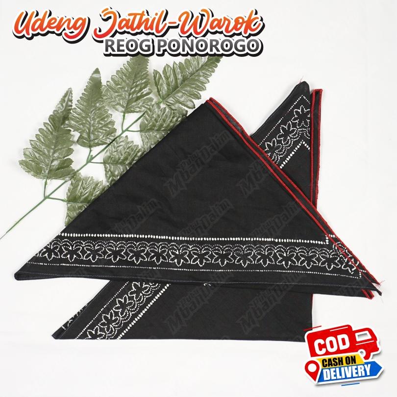 Promo Udeng Jatil / Udeng Warok / Iket Kepala Jatil / Iket Kepala Warok Reog Ponorogo Segitiga Big S
