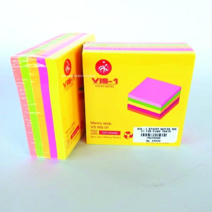 

<<<<<] VS MS 01 Rainbow CUBE T25 Sticky Note