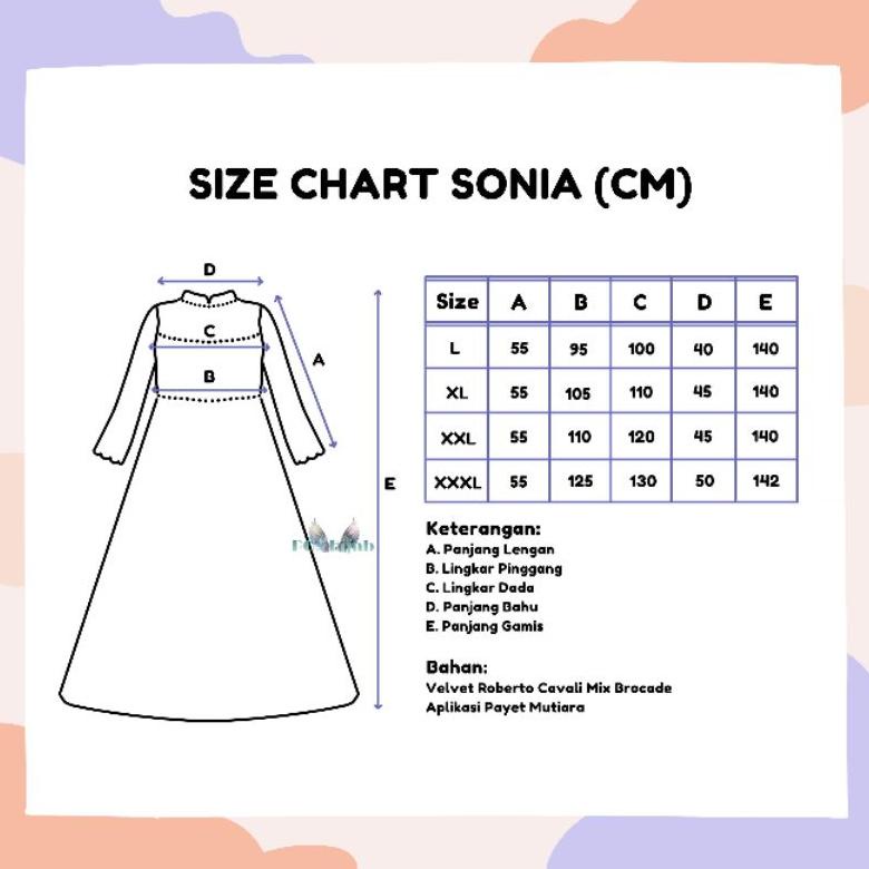Sonia Dress Brukat Warna Lilac Gamis Pesta Dress Kombinasi Gaun Pesta Muslimah Mutiara Brukat Remaja