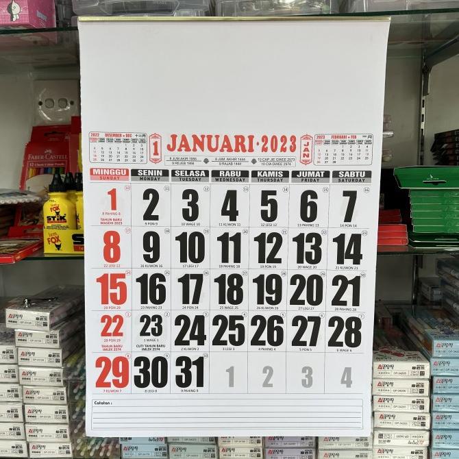 

*#*#*#] Kalender dinding Kerja standar 2023