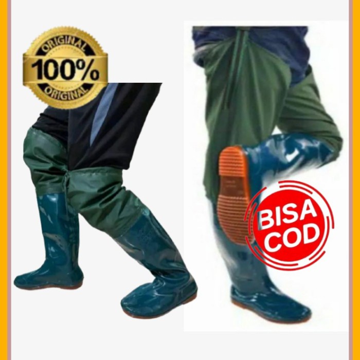SEPATU SAWAH PANJANG ANTI KEONG BOOT PETANI MANCING TAMBAK KEBUN ORIGINAL