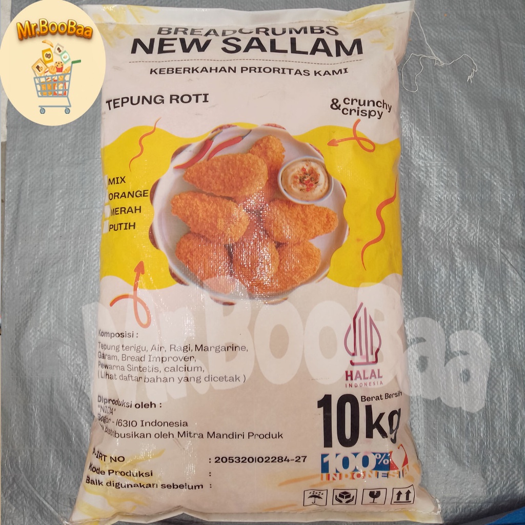 

Tepung Roti New Salam / Bread Crumbs 10Kg