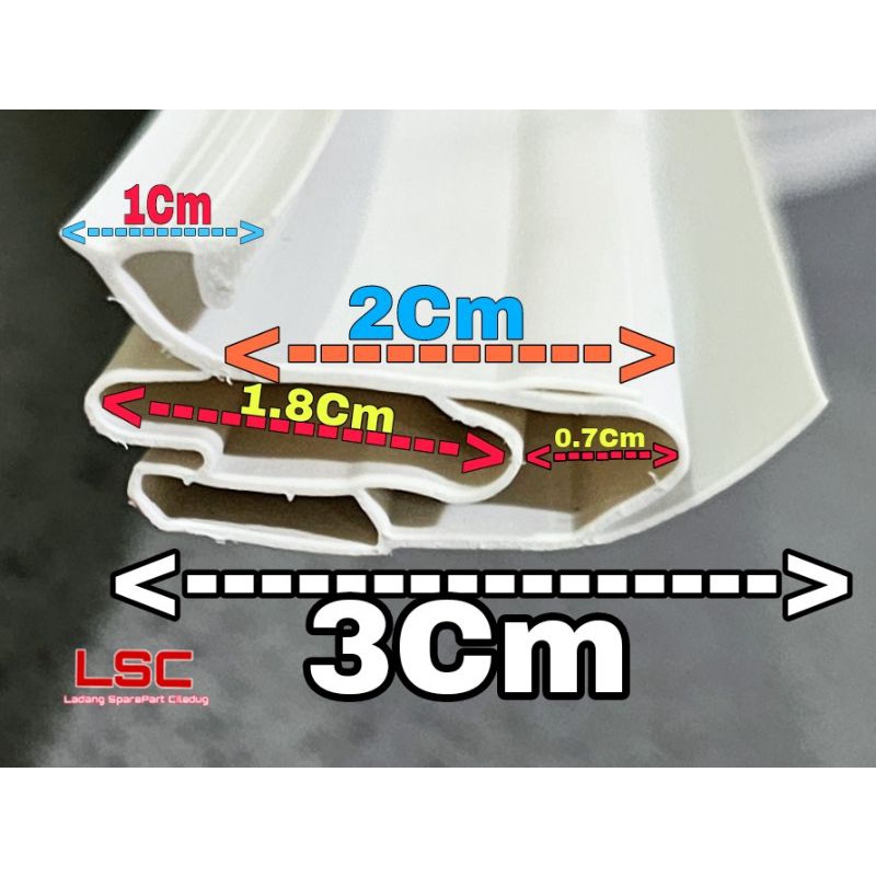 Karet Pintu Kulkas Jepit Besar 1 Sil karet Kulkas