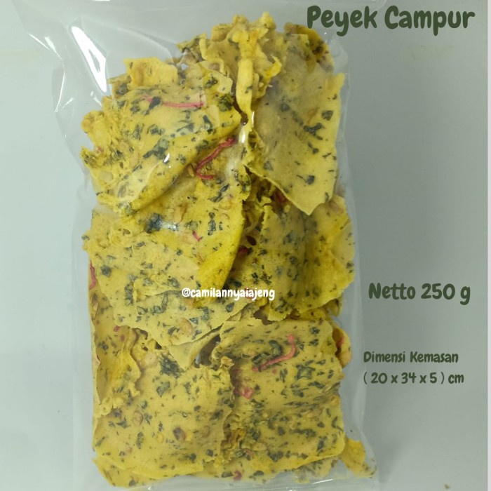 

Peyek Petos Pethos Campur Homade Gurih Asin 250 G