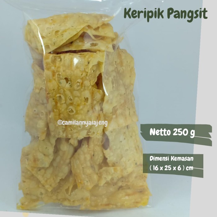 

Keripik Kripik Pangsit Krispy Original Gurih Renyah 250 G