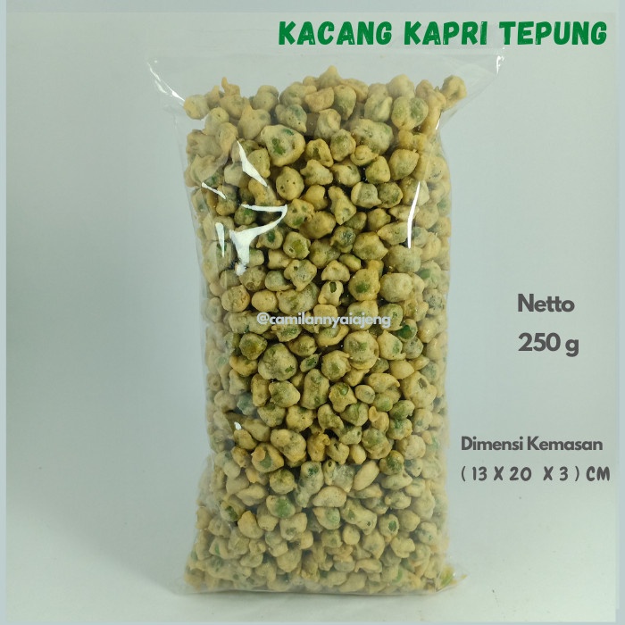 

Kacang Polong Kapri Ijo Banpol Tepung Gurih Camilan Curah 250 G