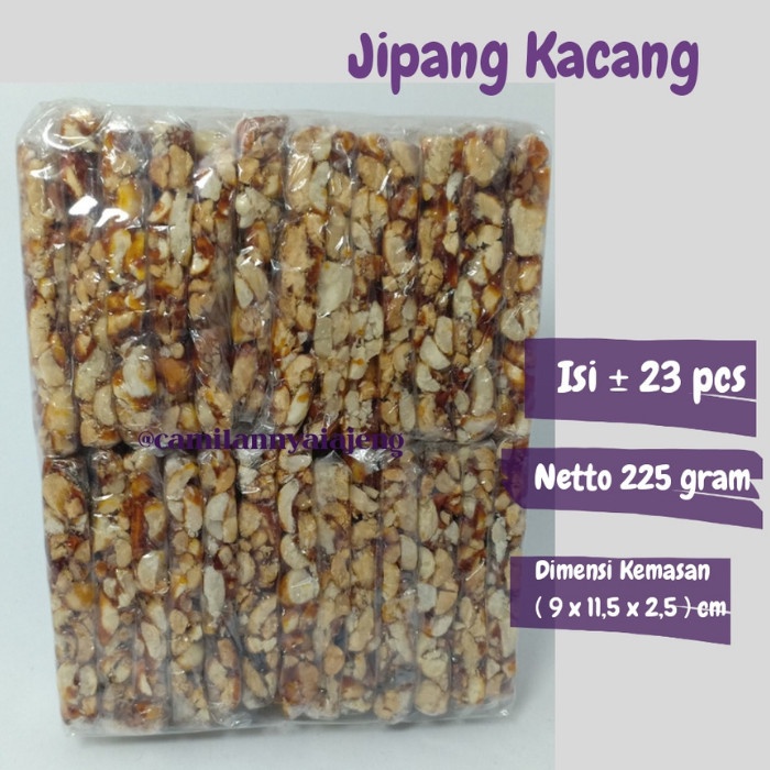 

Teng Teng Jipang Kacang Mustika Gula Jawa Karamel Asli Khas Kebumen