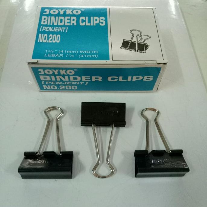 

Binder Clip No. 200 - Klip Kertas / Paper Clip Kode 625