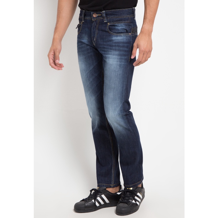 Celana Jeans Lois Original Pria Levis Regular fit Asli 100% Simple Long Pants Denim Male Kasual