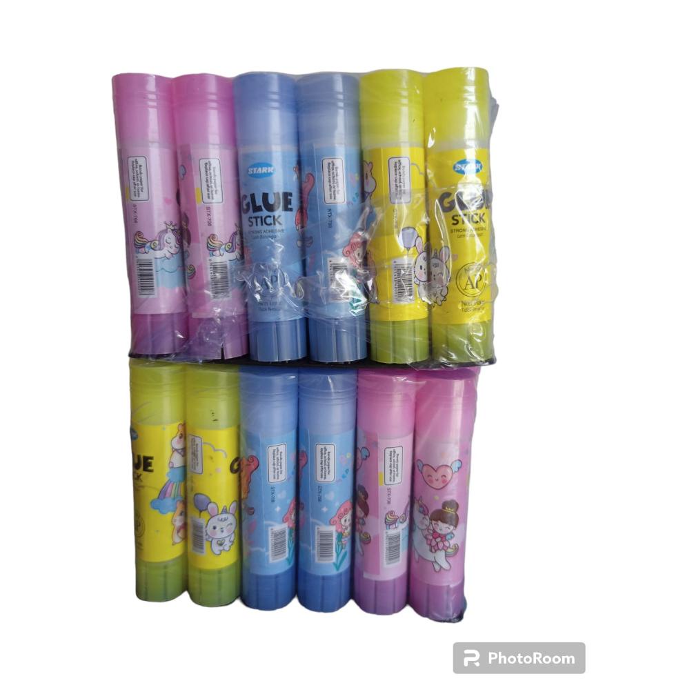 

Hot Sale Lem stik (1pak=24pc) ukuran KECIL 10gram/ Lem stick / Lem / Lem fancy / Glue Stik Fancy