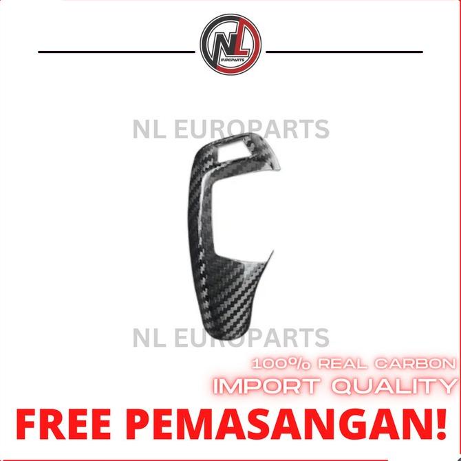 Update Gear Shift Knob Cover REAL Carbon BMW F30 F32 Pre - LCI Shift Knob Segera Dapatkan