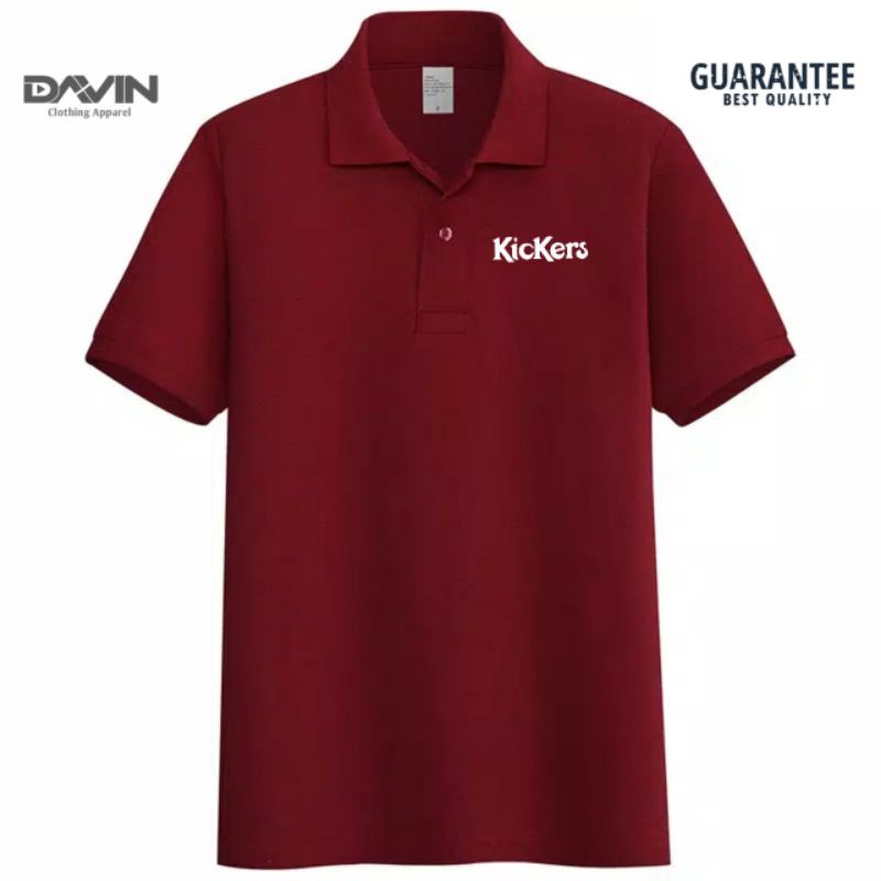 Kaos Kerah Pria Polo shirt Kickers Emblema