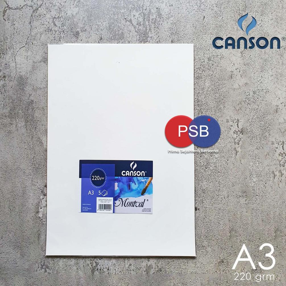 

Update - Canson Montval A3 (220 gsm) / Kertas Cat Air / Kertas Gambar ..