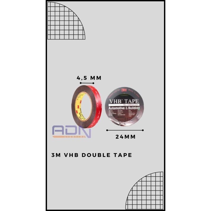 

BEST DEAL 3M VHB DOUBLE TAPE 24MM X 4.5MTR JK !