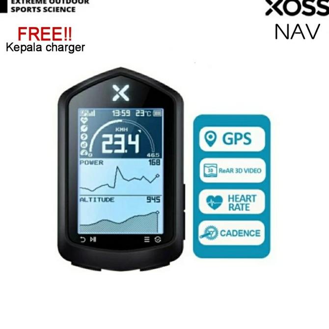 XOSS NAV Smart GPS Bike Computer Speedometer Sepeda